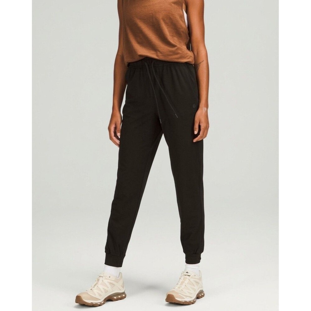 Lululemon Dance Studio Jogger Pants Black Size 12 High Rise Athletic Trousers D